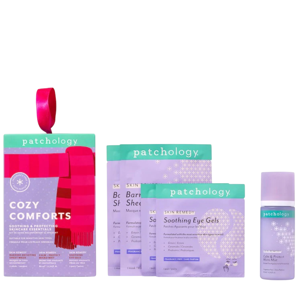 PATCHOLOGY Cozy Comforts Holiday 2025 - Набір для догляду за шкірою «Заспокійливий догляд»